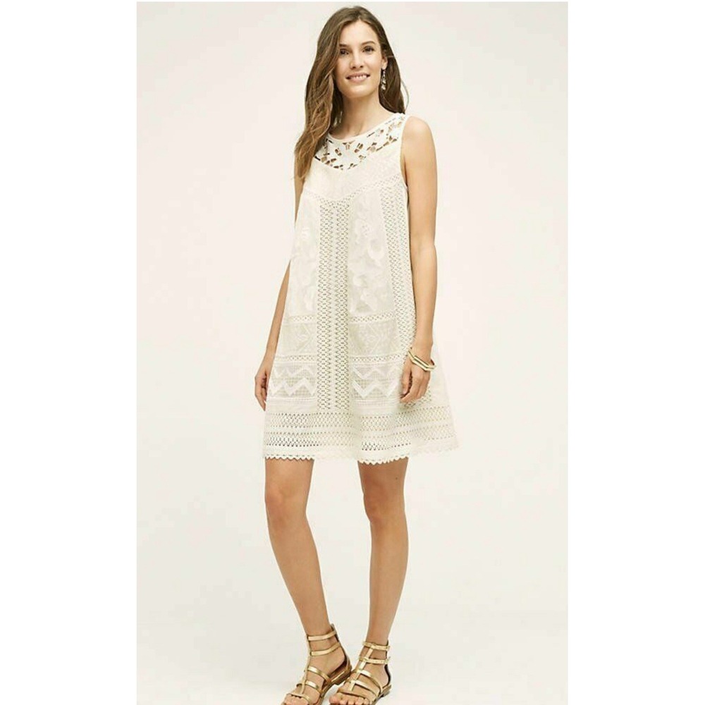 Anthropologie Vanessa Virginia Cottonwood Swing Dress size 0 MSRP: $198